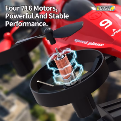 Juuar 2 in 1 Drones for Kids 2.4GHz Land and Air RC Drift Car with Lights