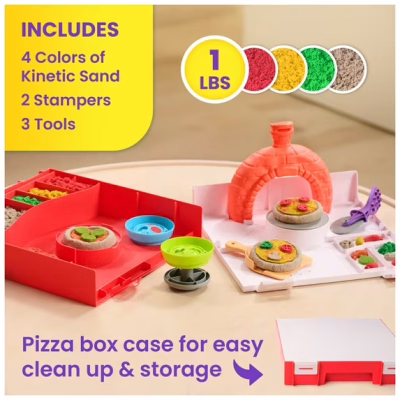 Kinetic Sand SquishPizza Activity Playset