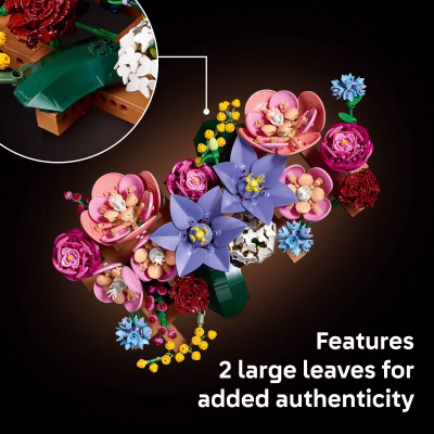 LEGO Botanicals Flower Wall Building Set for Kids