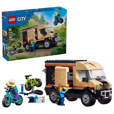 LEGO City Mountain Bike Adventure Van Building Toy Playset