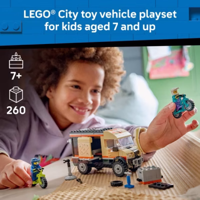 LEGO City Mountain Bike Adventure Van Building Toy Playset