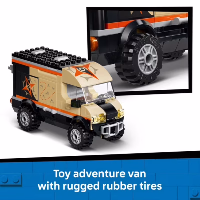 LEGO City Mountain Bike Adventure Van Building Toy Playset