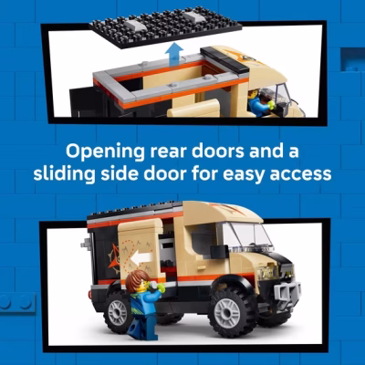 LEGO City Mountain Bike Adventure Van Building Toy Playset