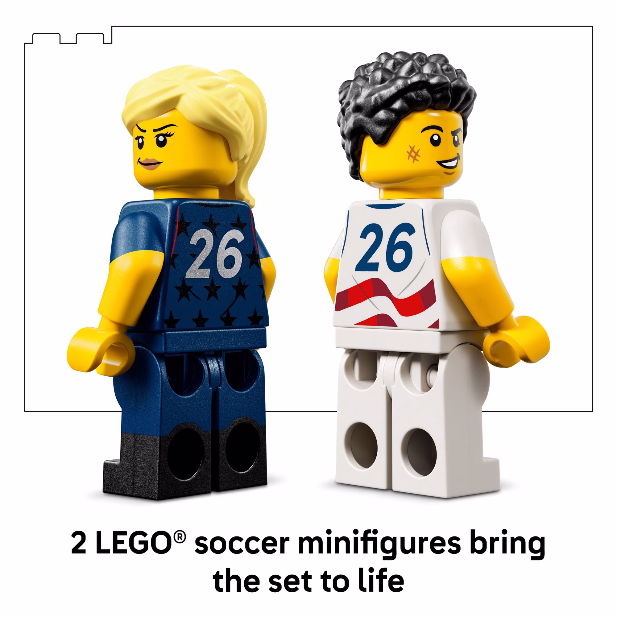 LEGO Editions 2026 U.S Soccer National Team Jersey Building Set LEGO Editions 2026 U.S Soccer National Team Jersey Building Set