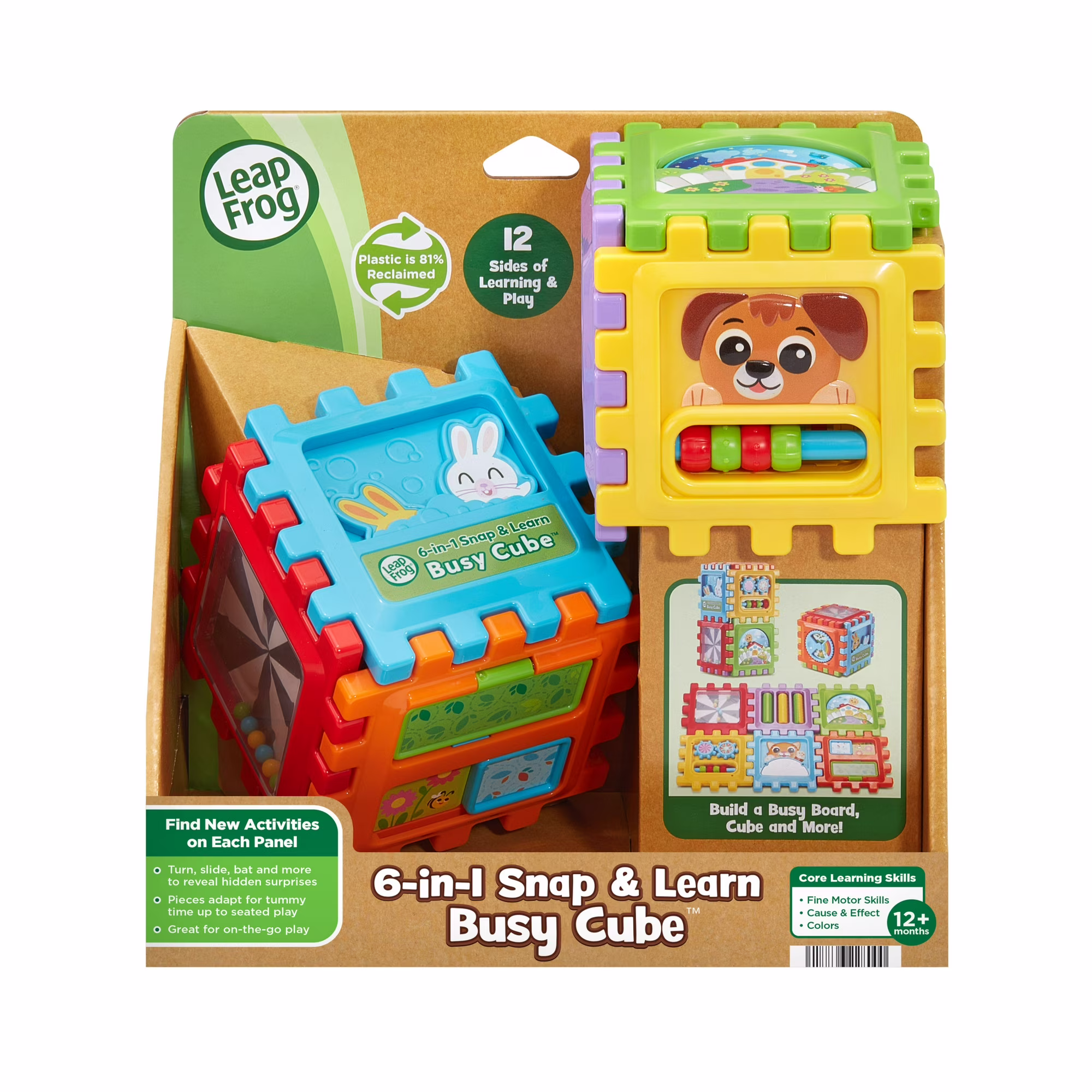 LeapFrog 6 in 1 Snap & Learn Busy Cube Interactive Learning Toy LeapFrog 6 in 1 Snap & Learn Busy Cube Interactive Learning Toy