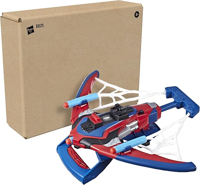 Marvel Spider Man Web Shots Spiderbolt NERF Powered Blaster Toy Marvel Spider Man Web Shots Spiderbolt NERF Powered Blaster Toy