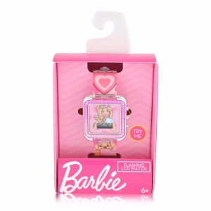 Mattel Barbie Female Child Pink LCD Watch
