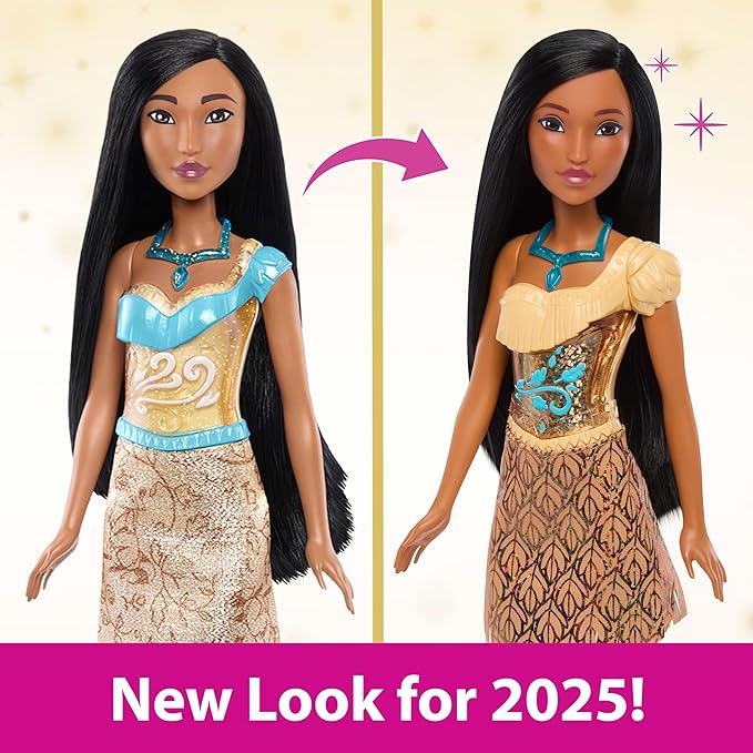 Mattel Disney Princess Pocahontas Doll in Sparkling Fashion Mattel Disney Princess Pocahontas Doll in Sparkling Fashion