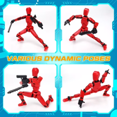 Multi Jointed Movable Robot Figure for Kids