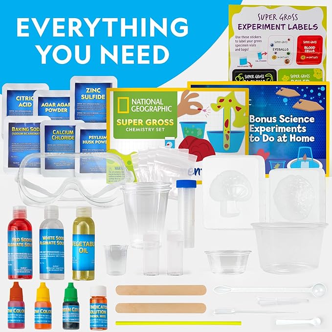 National Geographic Gross Science Kit Science Experiments National Geographic Gross Science Kit Science Experiments