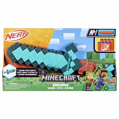 Nerf Minecraft Sword Dart Blaster 8 Nerf N1 Darts