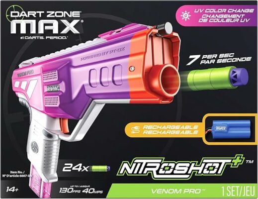 Nitroshot+ Venom Pro UV Half Length Full Auto Pro Motorized Blaster