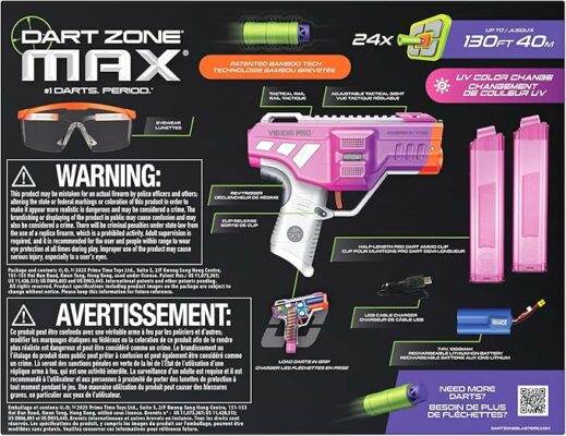 Nitroshot+ Venom Pro UV Half Length Full Auto Pro Motorized Blaster