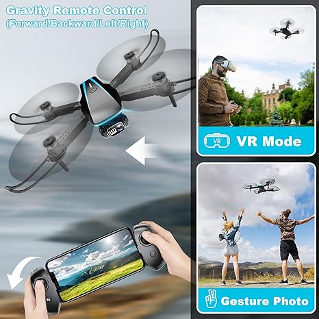 Oddire Drone with Camera with 2 Batteries 1080P HD Foldable Drone Oddire Drone with Camera with 2 Batteries 1080P HD Foldable Drone