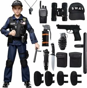 Police Officer Swat Costume for Boys