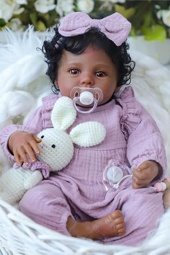 Realistic Reborn Baby Dolls Black Girl for Kids
