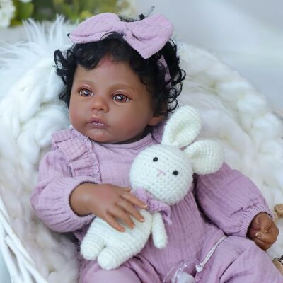 Realistic Reborn Baby Dolls Black Girl for Kids