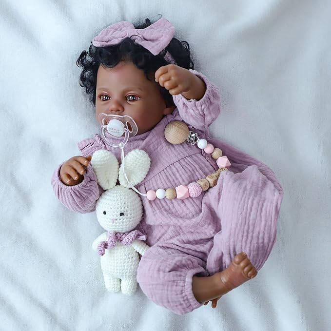 Realistic Reborn Baby Dolls Black Girl for Kids Realistic Reborn Baby Dolls Black Girl for Kids