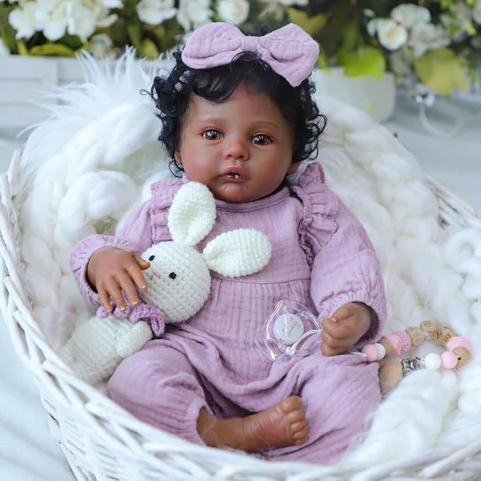 Realistic Reborn Baby Dolls Black Girl for Kids 25 Realistic Reborn Baby Dolls Black Girl for Kids