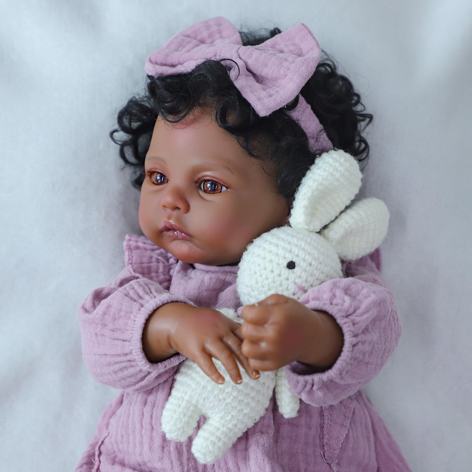Realistic Reborn Baby Dolls Black Girl for Kids Realistic Reborn Baby Dolls Black Girl for Kids