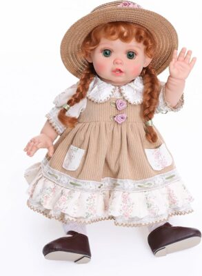 Realistic Reborn Toddler Doll Country-Inspired Girl with Braided Hair
