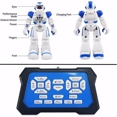Remote Control Robot Singing Dancing Programmable with Infrared Gesture