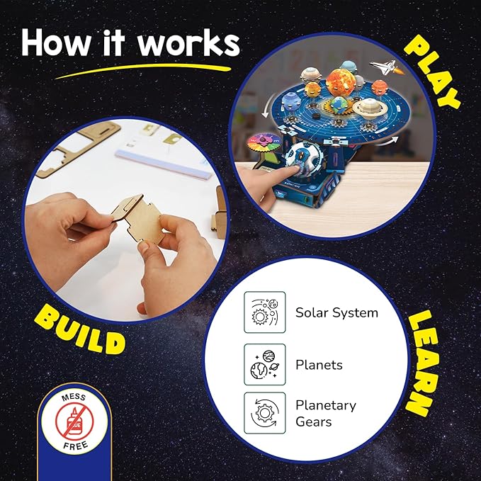 Smartivity Solar System Kit Gear-Driven Working Model of Planets Smartivity Solar System Kit Gear-Driven Working Model of Planets