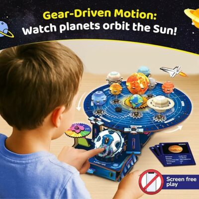 Smartivity Solar System Kit Gear-Driven Working Model of Planets