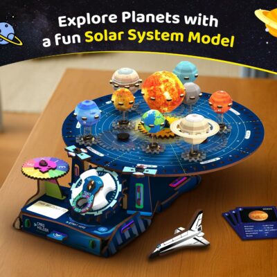 Smartivity Solar System Kit Gear-Driven Working Model of Planets
