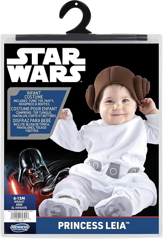 Star Wars Princess Leia Official Infant Deluxe Costume Star Wars Princess Leia Official Infant Deluxe Costume