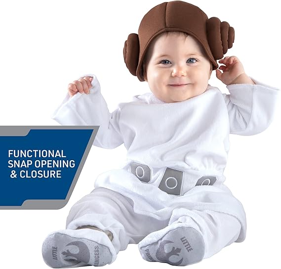 Star Wars Princess Leia Official Infant Deluxe Costume Star Wars Princess Leia Official Infant Deluxe Costume