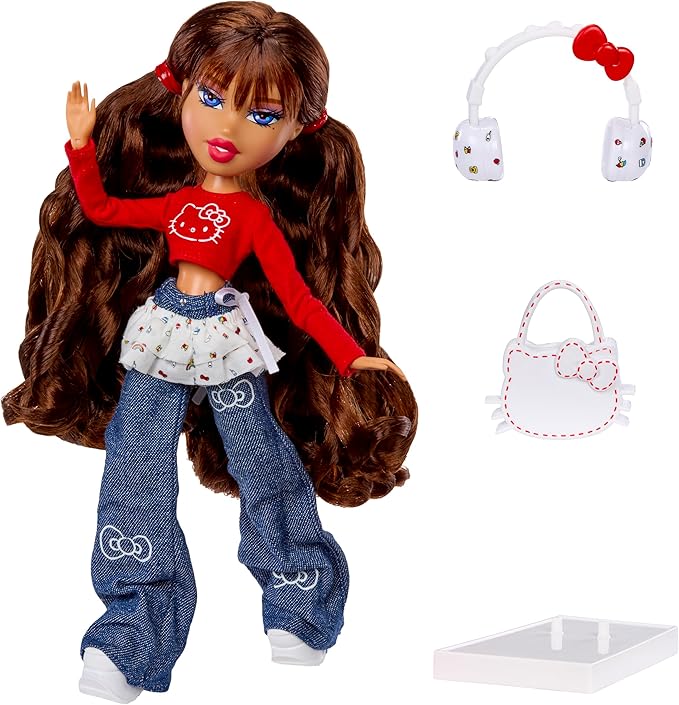 Bratz x Hello Kitty Yasmin Sanrio Fashion Doll with Accessories Bratz x Hello Kitty Yasmin Sanrio Fashion Doll with Accessories