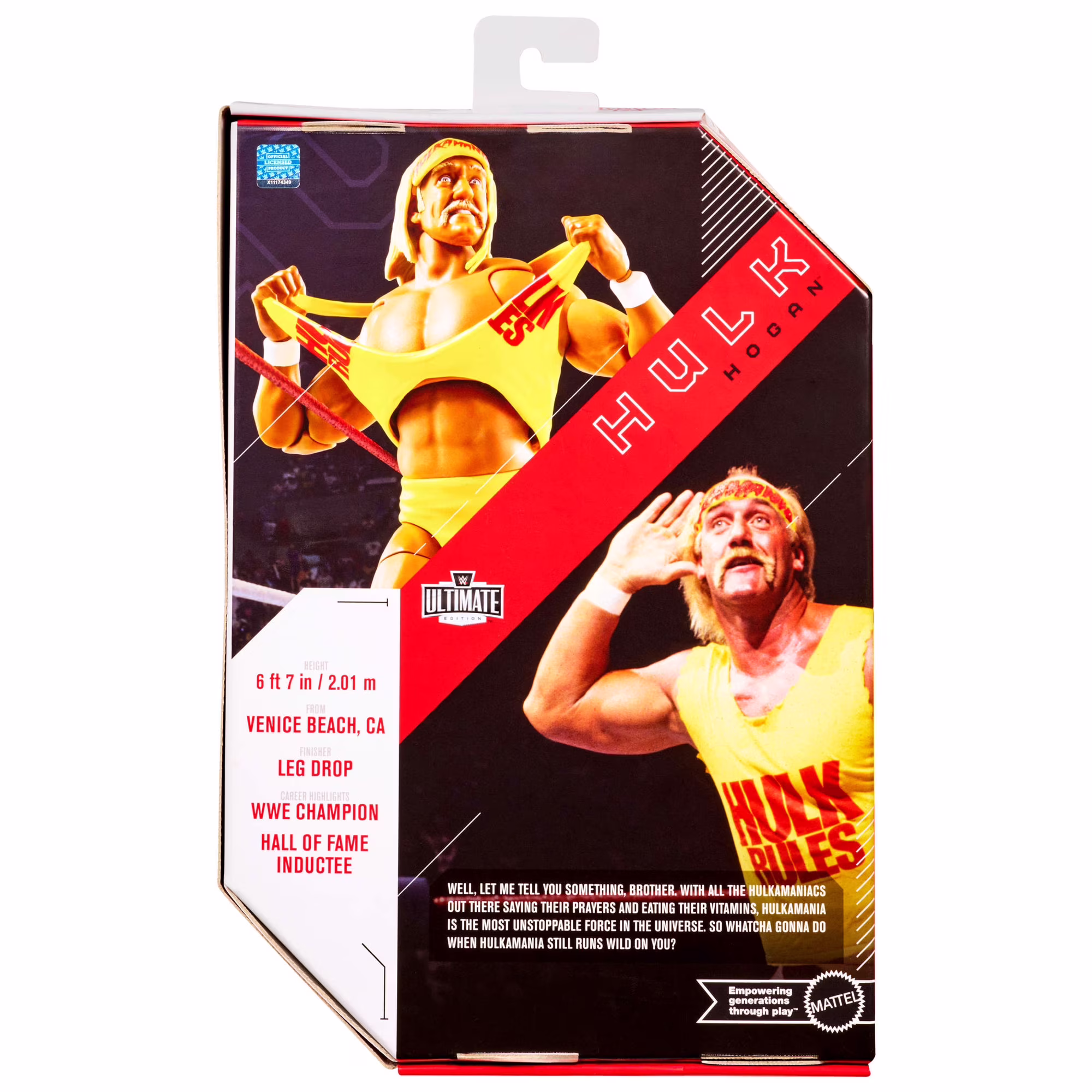 WWE Hulk Hogan Action Figure & Accessories Set WWE Hulk Hogan Action Figure & Accessories Set