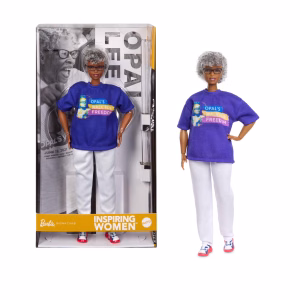Barbie Inspiring Women Opal Lee Collectible Doll in Blue