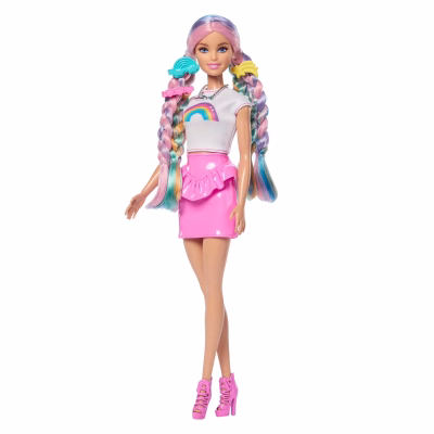 Barbie Rainbow Sparkle Hair Fashion Doll with Extra-Long Hair