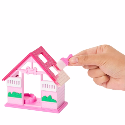 Barbie World Build a Doghouse Playset with Workbench