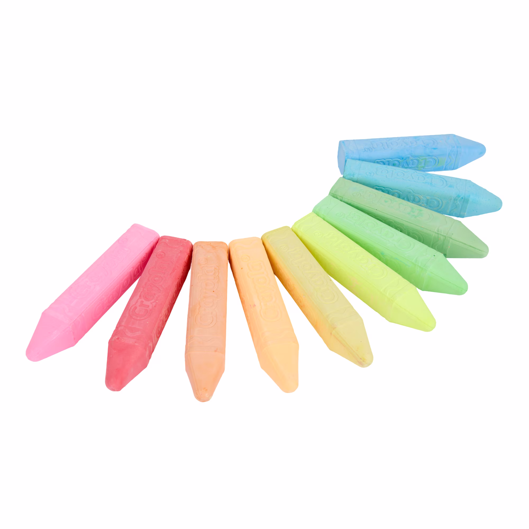 Crayola 3D Neon Sidewalk Chalk 10ct 3D Glasses Included Crayola 3D Neon Sidewalk Chalk 10ct 3D Glasses Included