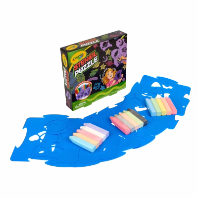 Crayola Sidewalk Chalk Stencils Games and Toys for Kids