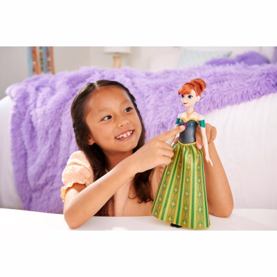 Disney Frozen Toy Singing Anna Doll in Signature Clothing