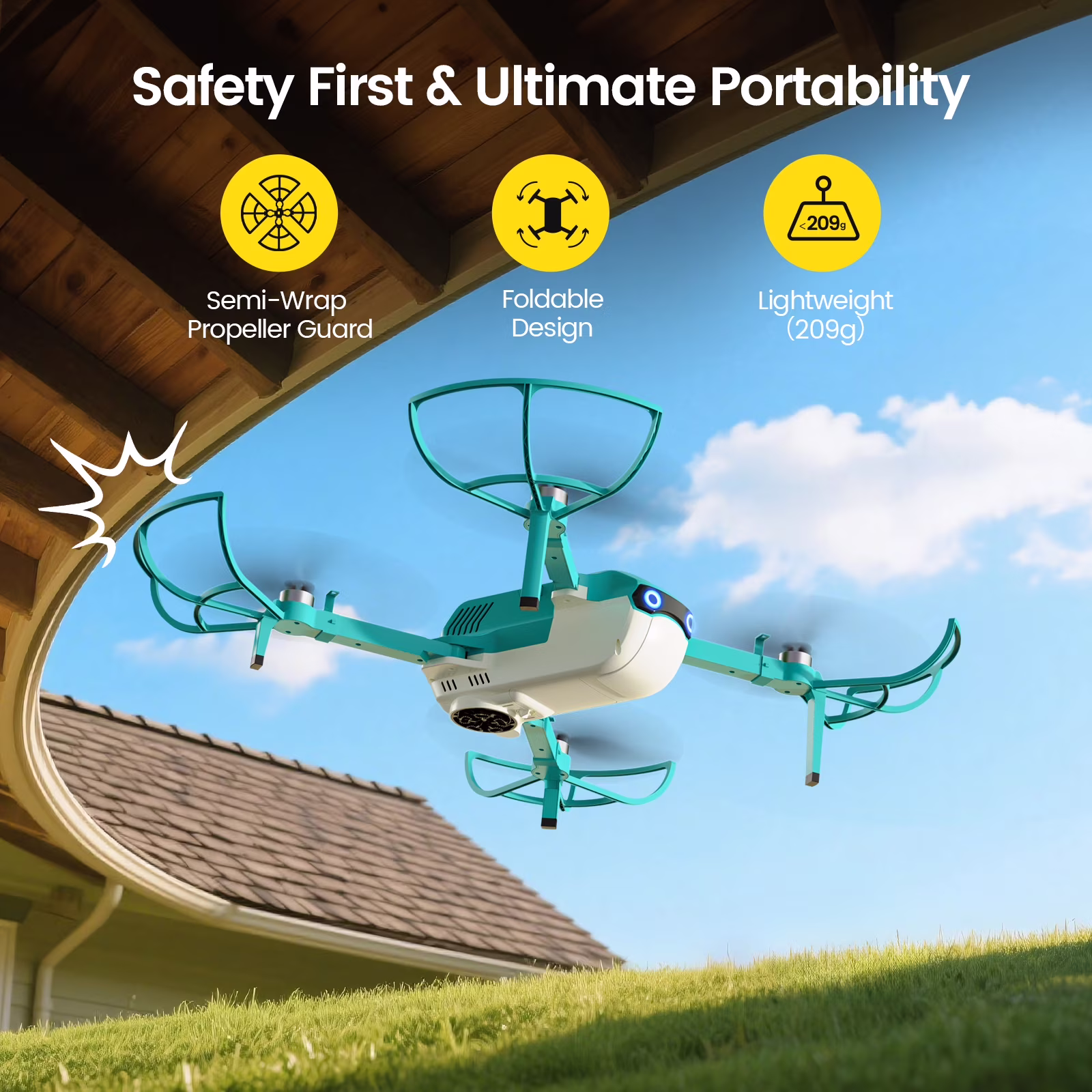 Holy Stone HS320 Foldable Double Solution Drone for Kids Holy Stone HS320 Foldable Double Solution Drone for Kids