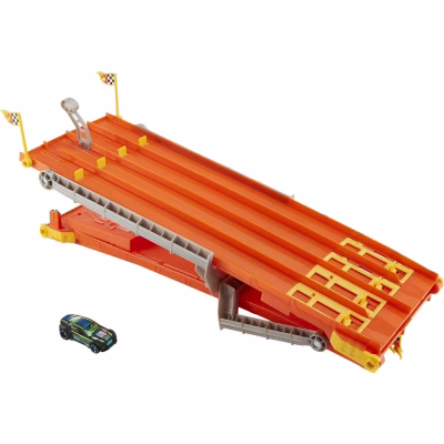 Hot Wheels 4 Lane Elimination Race Track with Fair-Start Launcher & Car