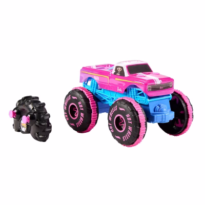 Hot Wheels Monster Trucks Barbie RC Toy Vehicle