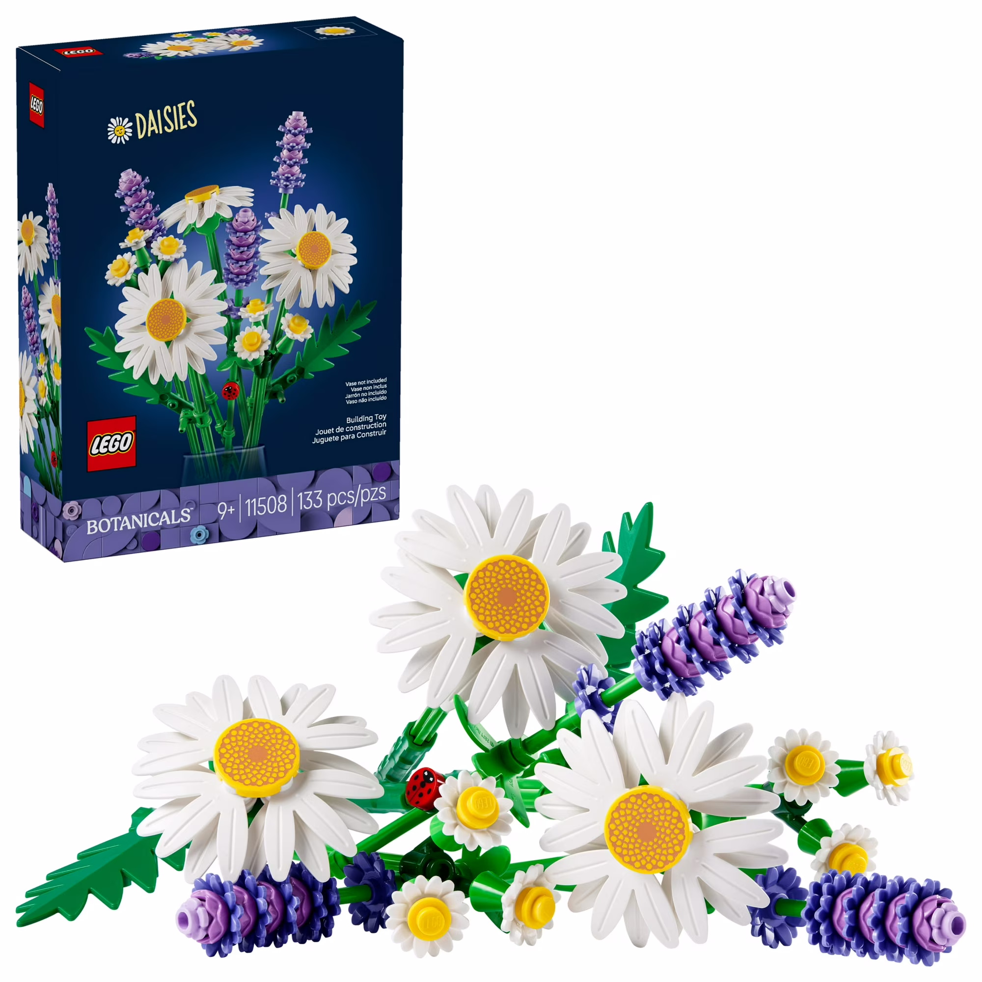 LEGO Botanicals Daisies Building Toy Birthday Gift for Kids