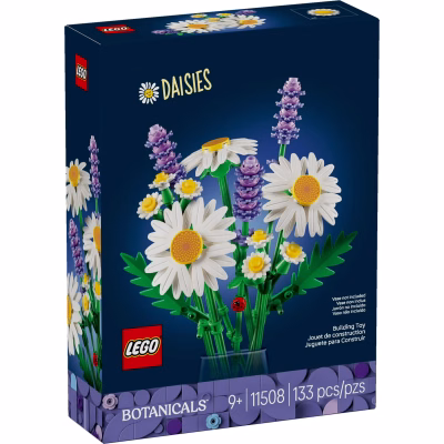 LEGO Botanicals Daisies Building Toy Birthday Gift for Kids