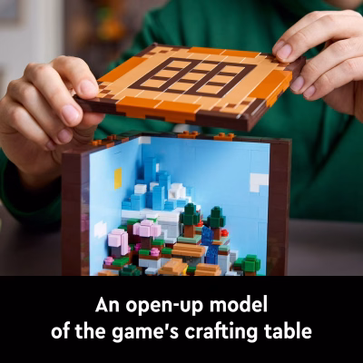 LEGO Minecraft The Crafting Table Building Set for Kids