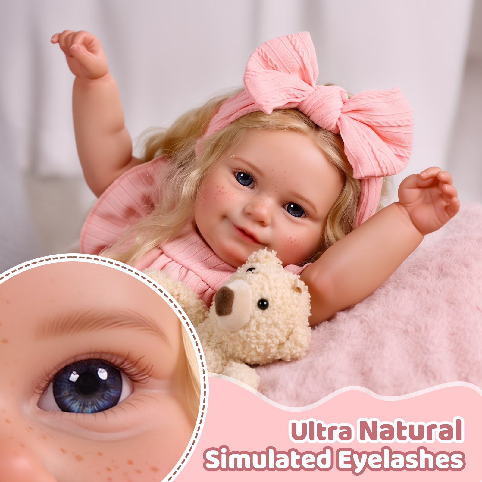 Lifelike Reborn Baby Dolls Soft Cloth Adorable Playful Doll Lifelike Reborn Baby Dolls Soft Cloth Adorable Playful Doll