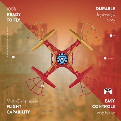 Marvel Licensed Iron Man Sky Hero 2.4GHz RC Drone