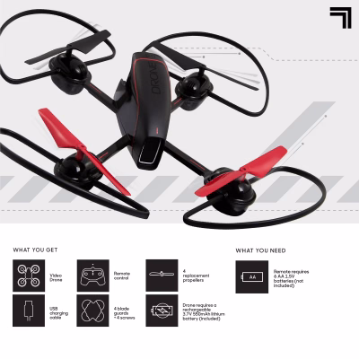 Sharper Image Mach X 10 Drone With Streaming Camera