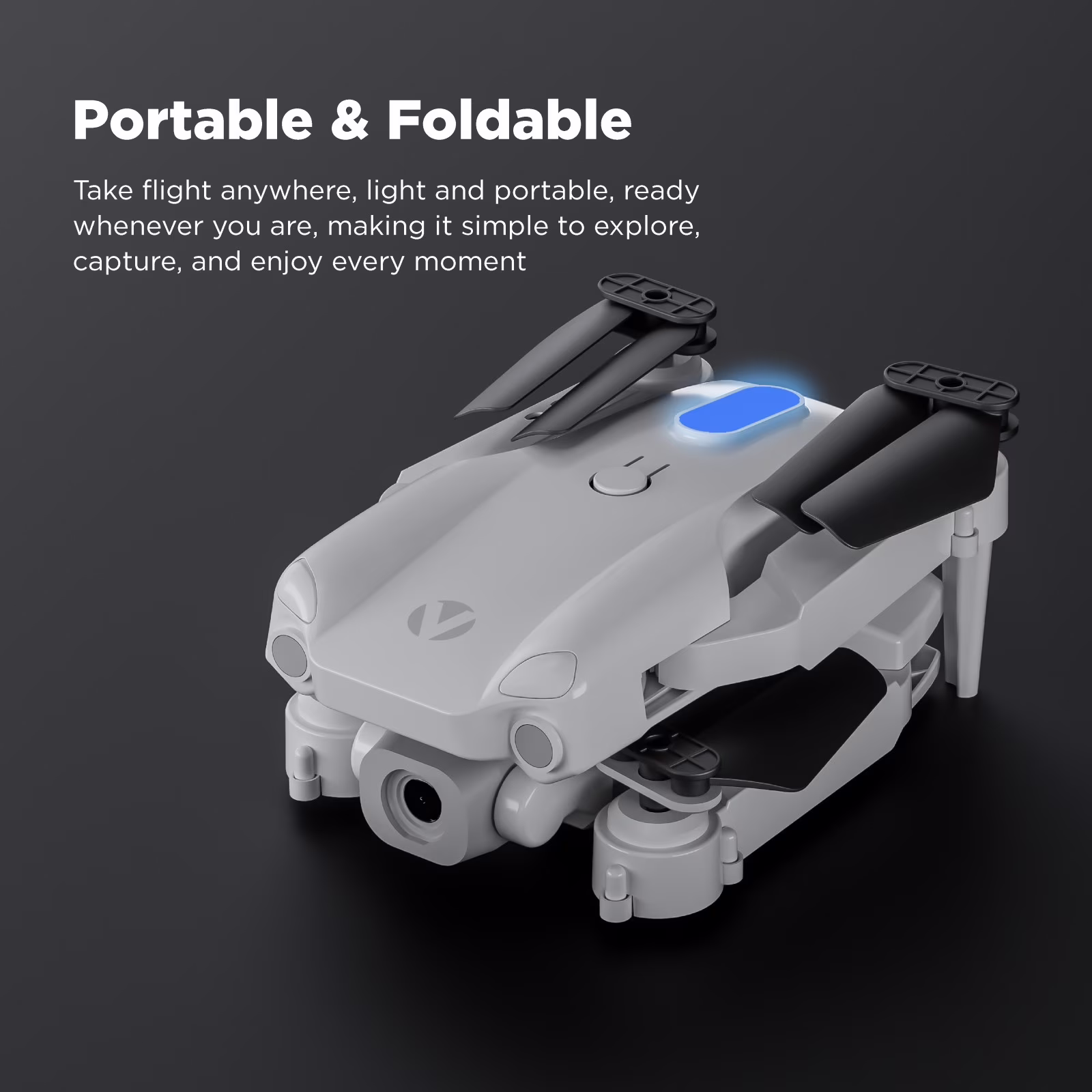 Vivitar SkyHornet Foldable RC Drone with 720p HD Camera Vivitar SkyHornet Foldable RC Drone with 720p HD Camera