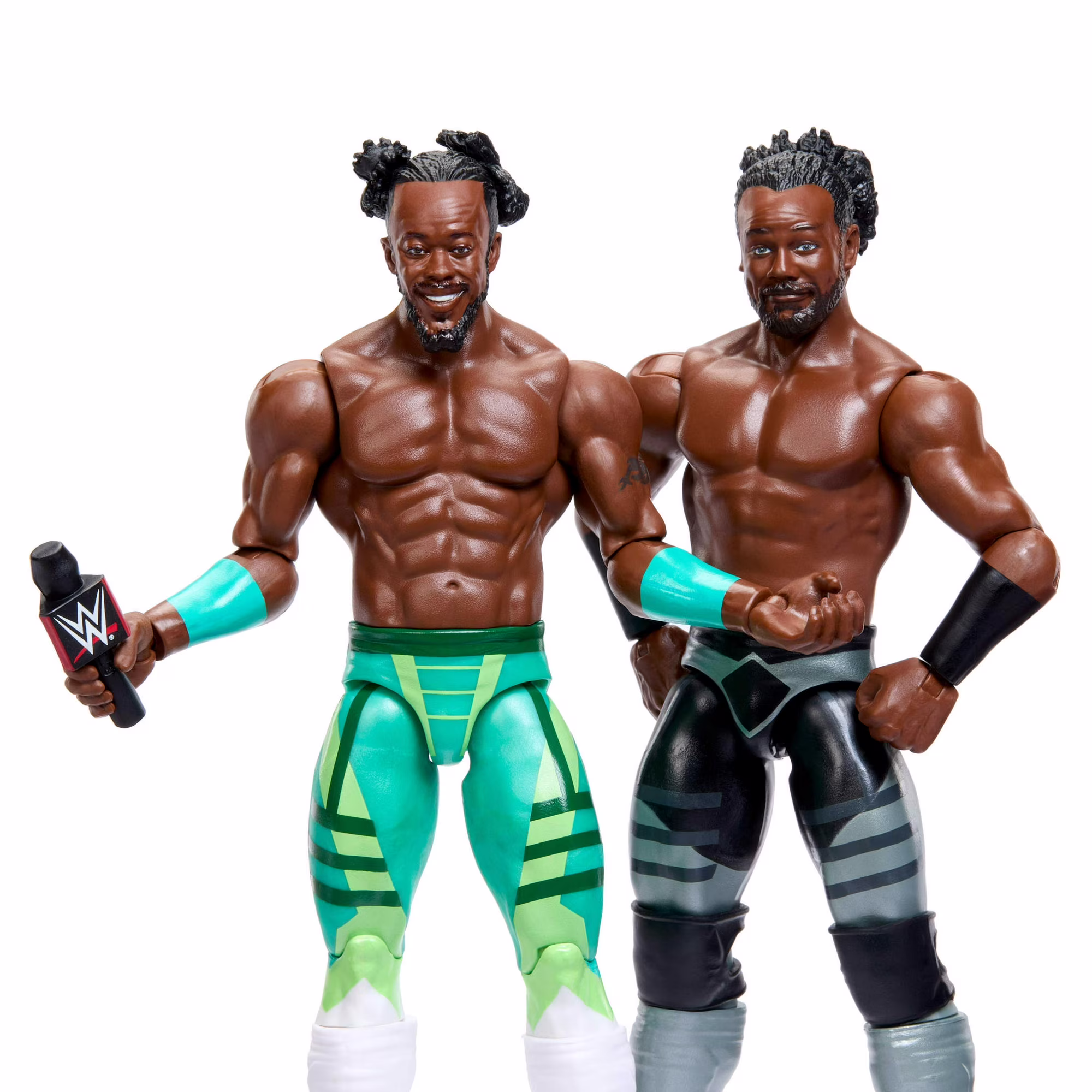 WWE Main Event Showdown Kofi Kingston & Xavier Woods Action Figures Set WWE Main Event Showdown Kofi Kingston & Xavier Woods Action Figures Set